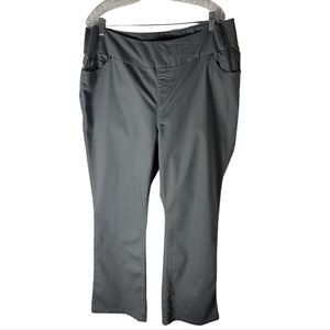 Woman Within pull on plus size gray pants size 18W